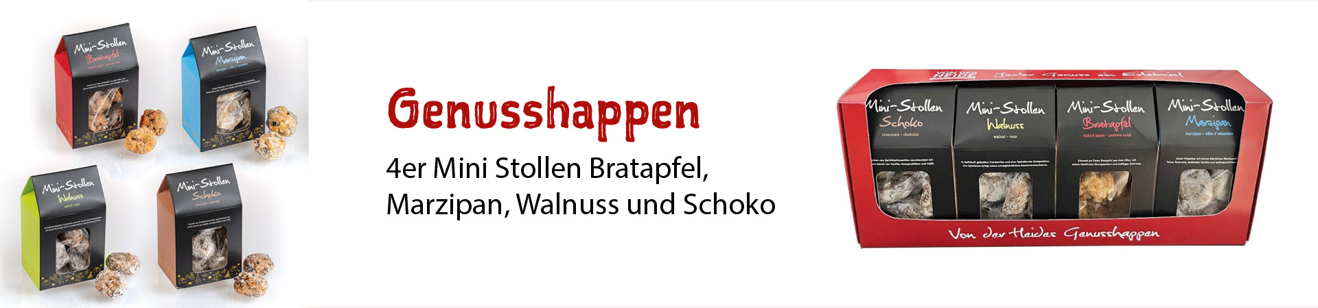 4 Konfekte Variationen