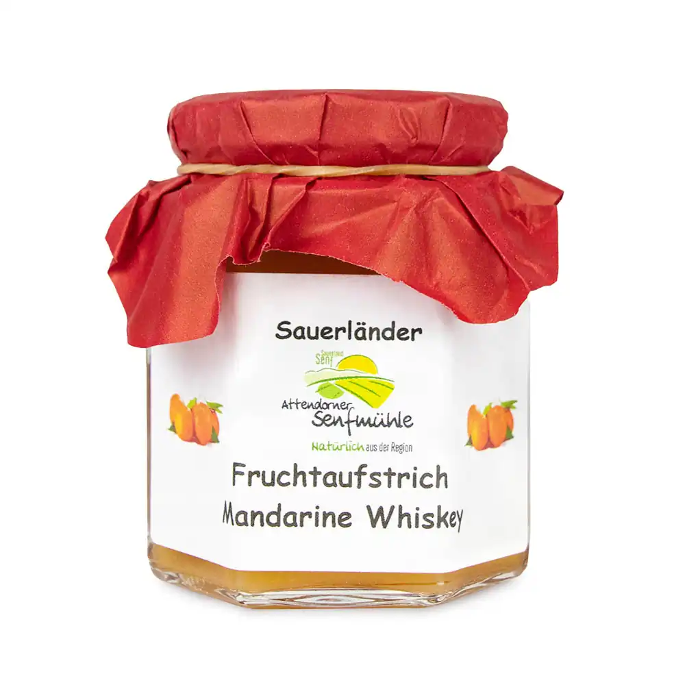 Mandarine-Whiskey Fruchtaufstrich von der Attendorner Senfmühle
