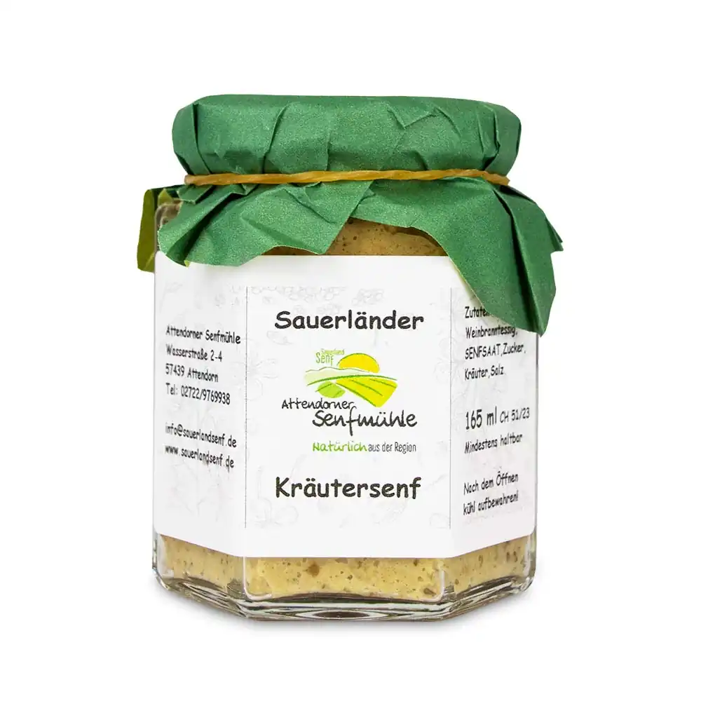 Kräutersenf von der Attendorner Senfmühle