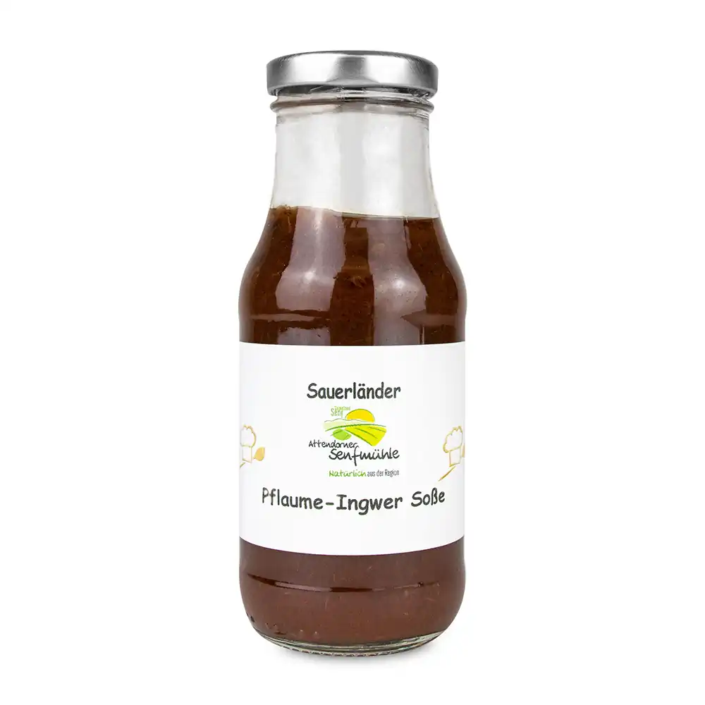Pflaume-Ingwer-Soße von der Attendorner Senfmühle