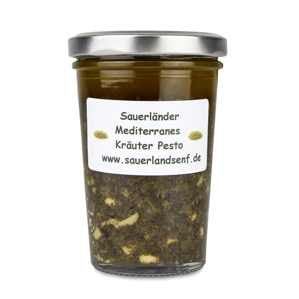 Mediterranes Kräuterpesto von der Attendorner Senfmühle