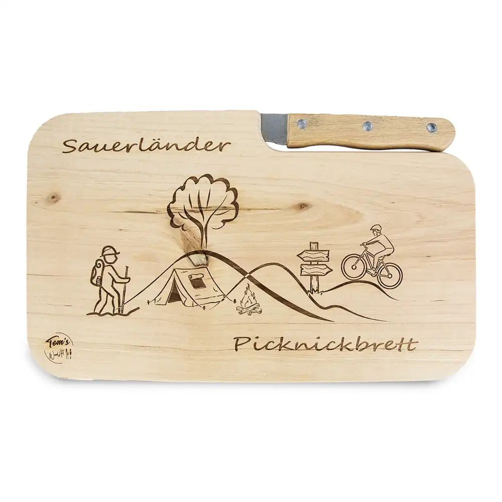 Sauerländer Picknickbrett von Tom´s Fin Gin-slides