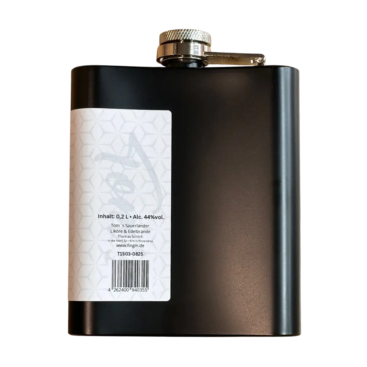Flachmann Hopfen Gin Rückseite-zoom