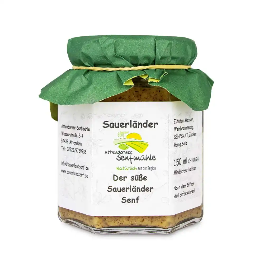 Der süße Sauerländer Senf von der Attendorner Senfmühle