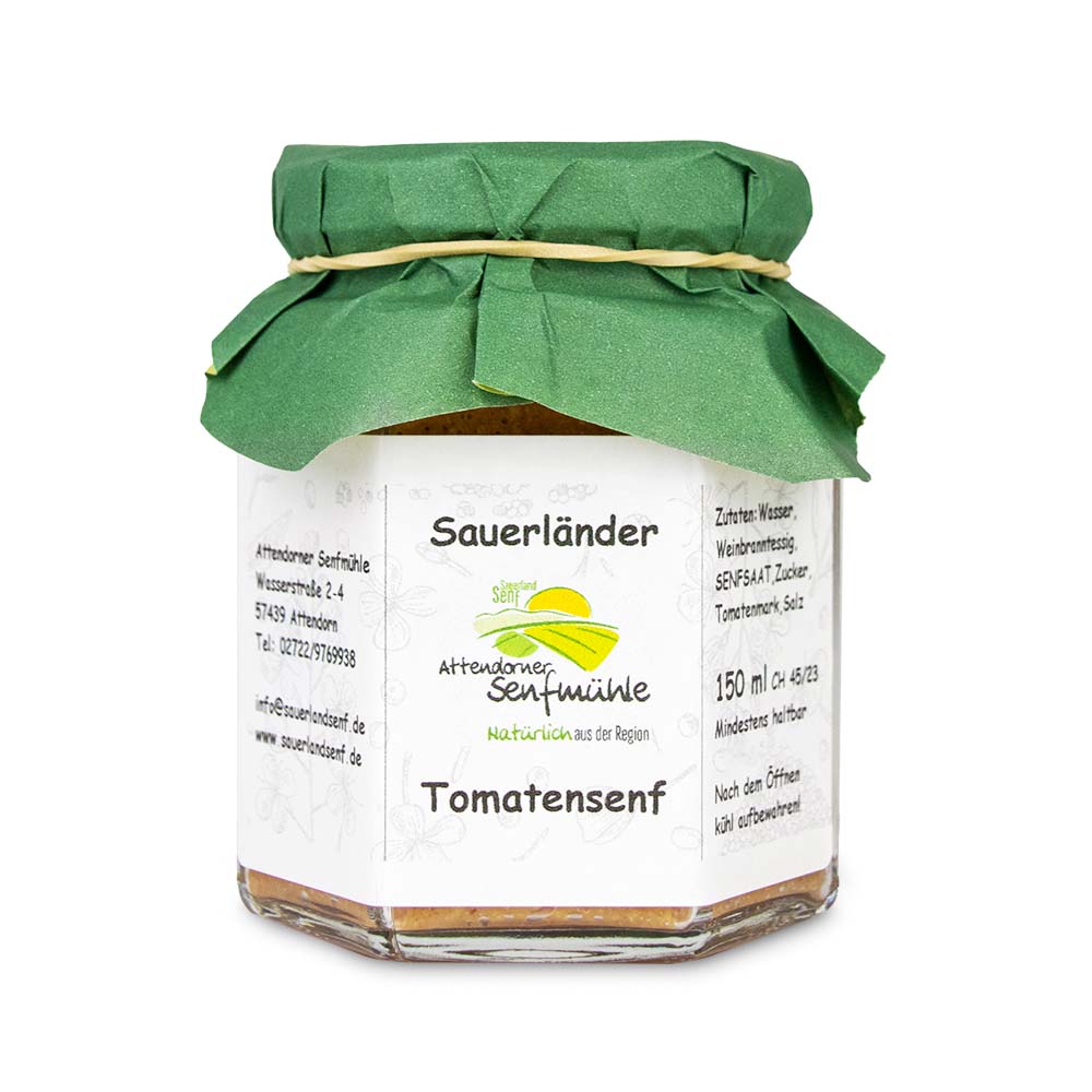 Tomatensenf von der Attendorner Senfmühle