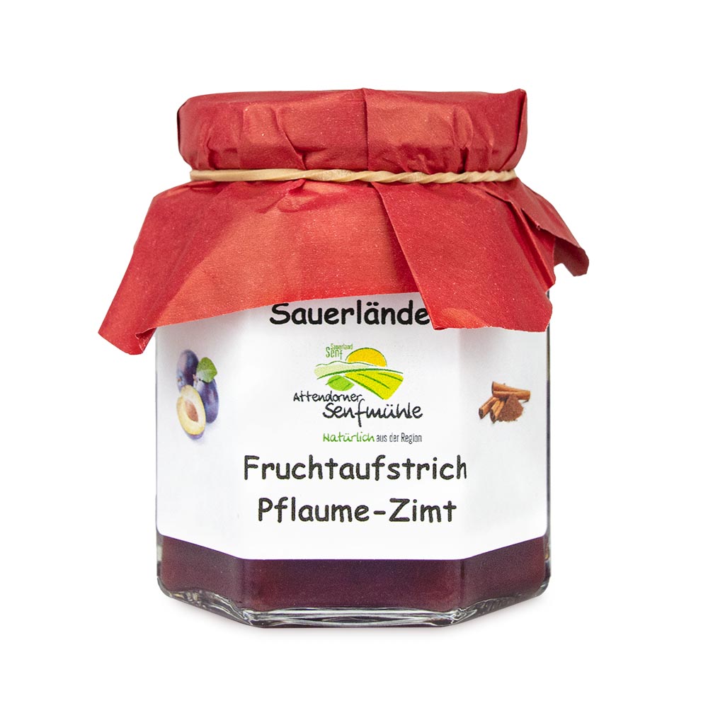 Pflaume-Zimt Fruchtaufstrich von der Attendorner Senfmühle
