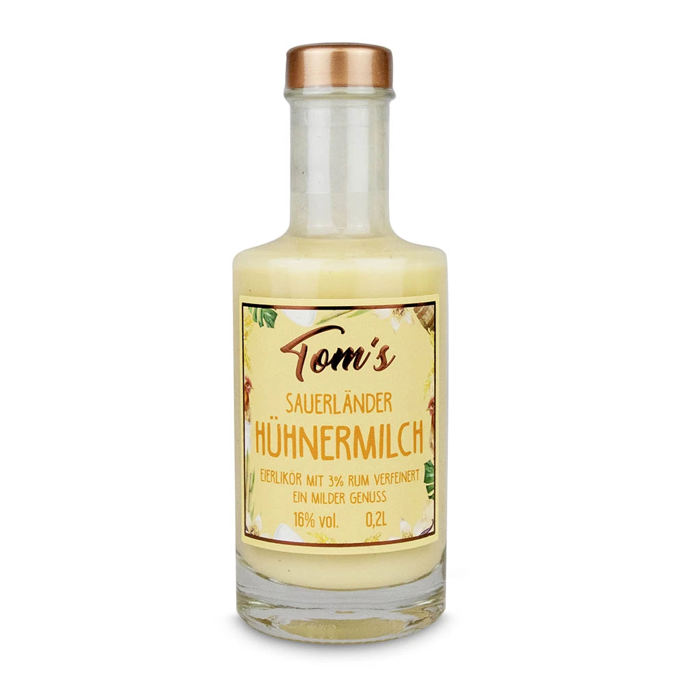 Tom´s Sauerländer Hühnermilch, Eierlikör mit Rum 200ml-zoom
