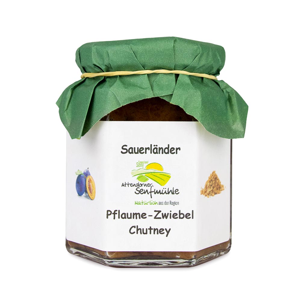 Pflaumen-Zwiebel-Chutney von der Attendorner Senfmühle