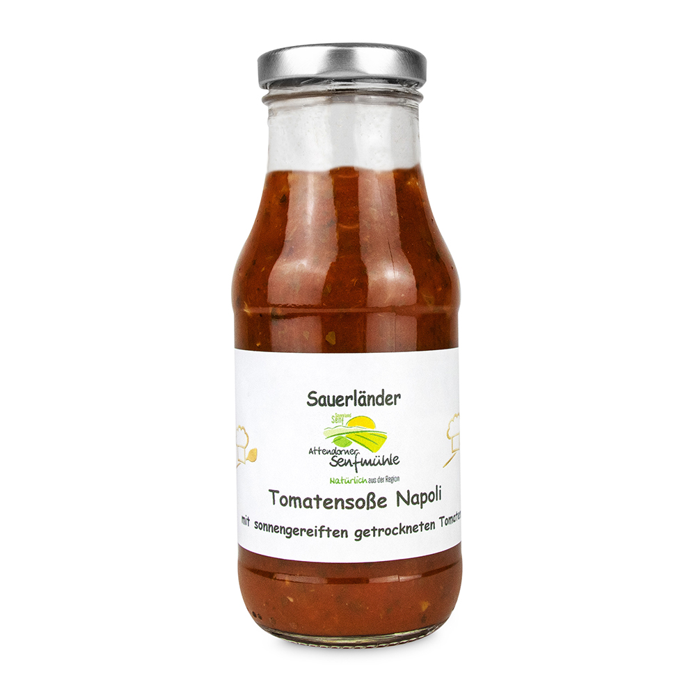 Tomatensauce Napoli von der Attendorner Senfmühle