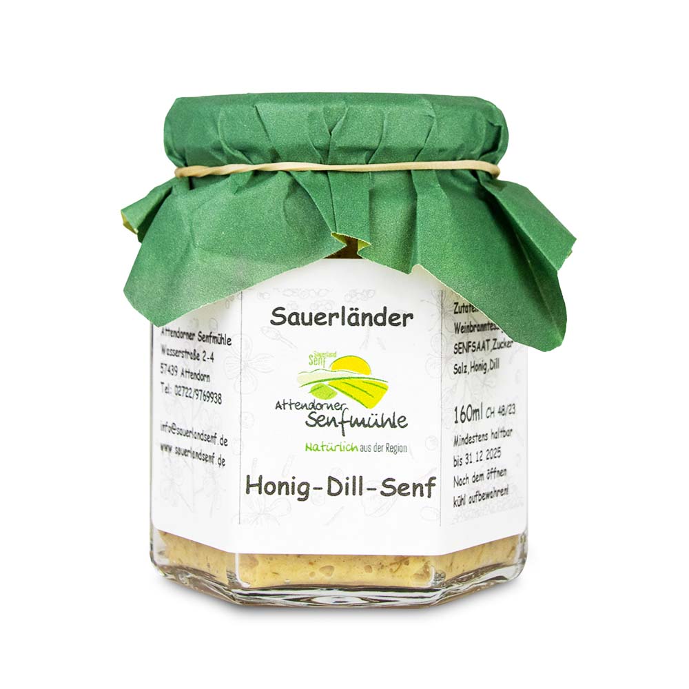 Honig-Dill-Senf von der Attendorner Senfmühle