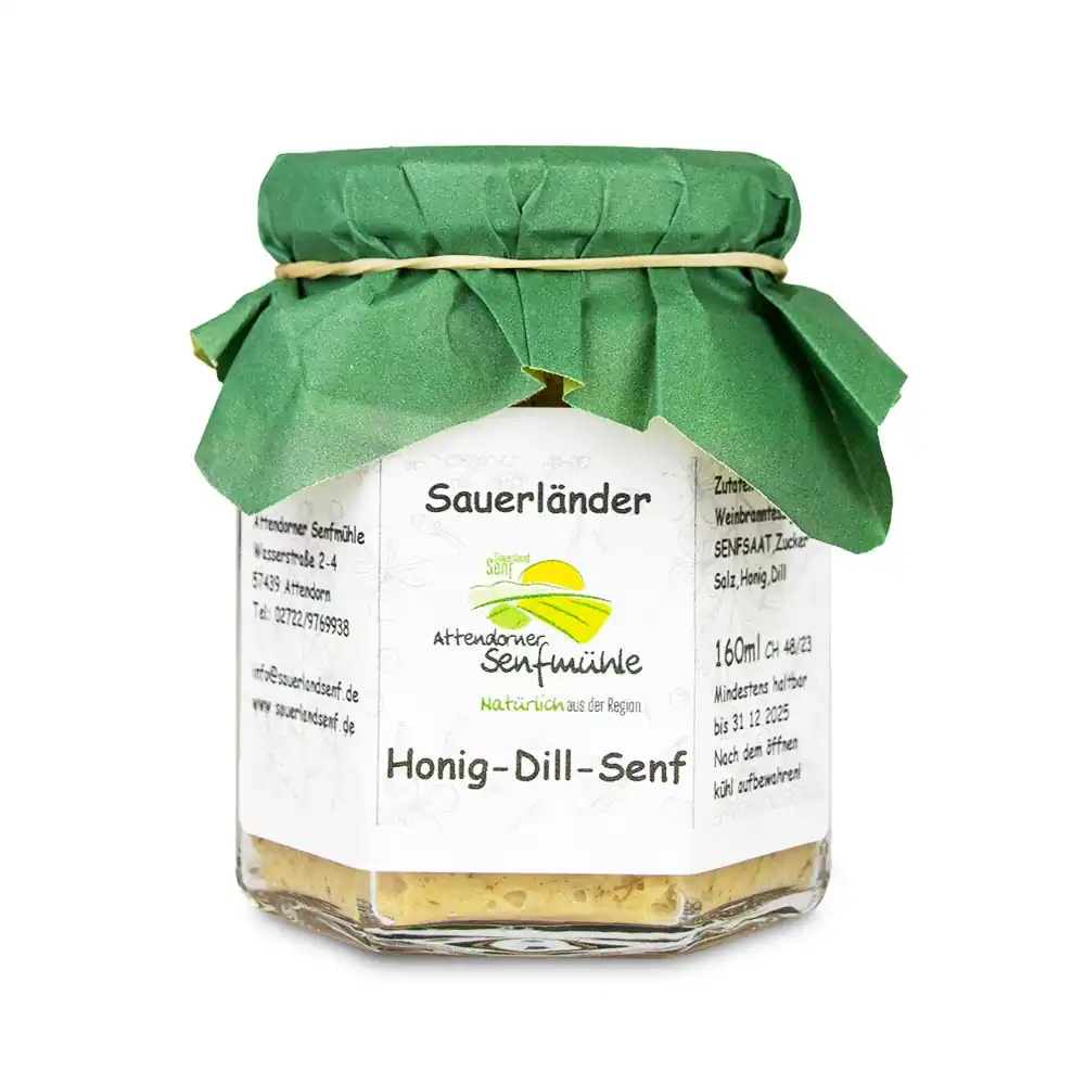 Honig-Dill-Senf von der Attendorner Senfmühle