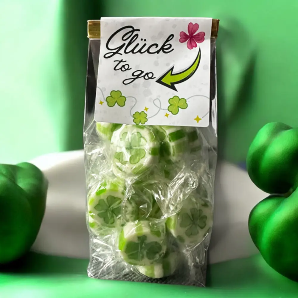 Apfel-Bonbons in Glücks-Tüte – süß schenken & Freude machen.-zoom