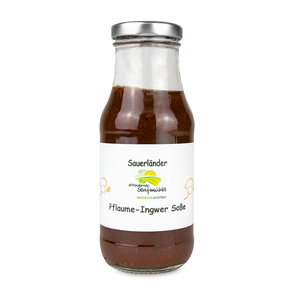 Pflaume-Ingwer-Soße von der Attendorner Senfmühle