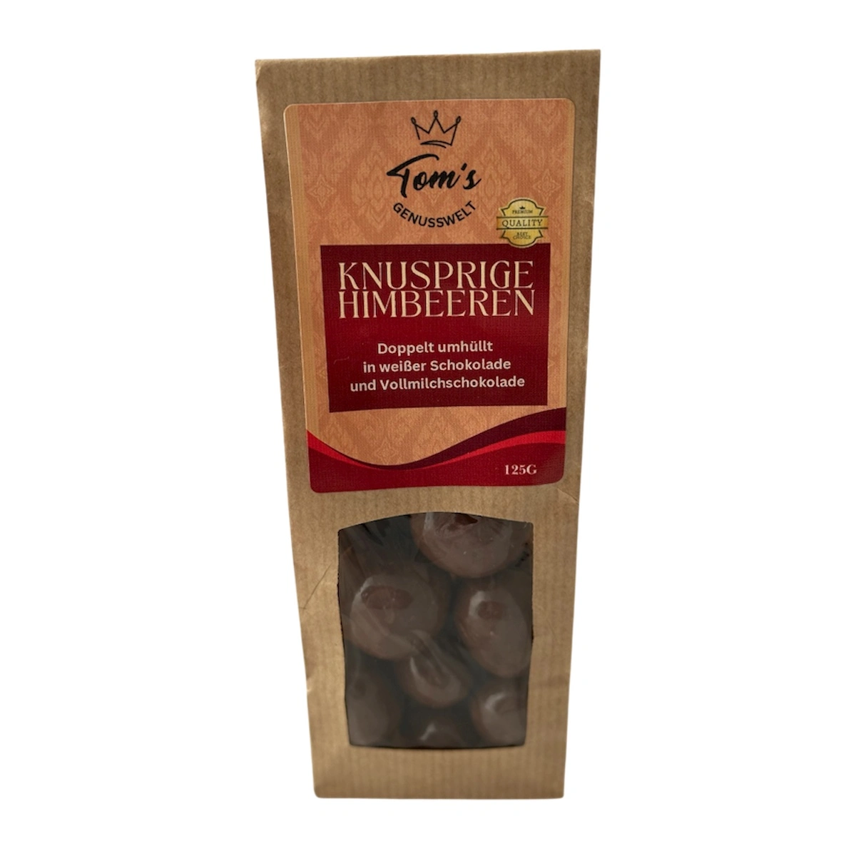 Knusprige Himbeeren in Schokolade – Fruchtig, zartschmelzend & unwiderstehlich knusprig-zoom